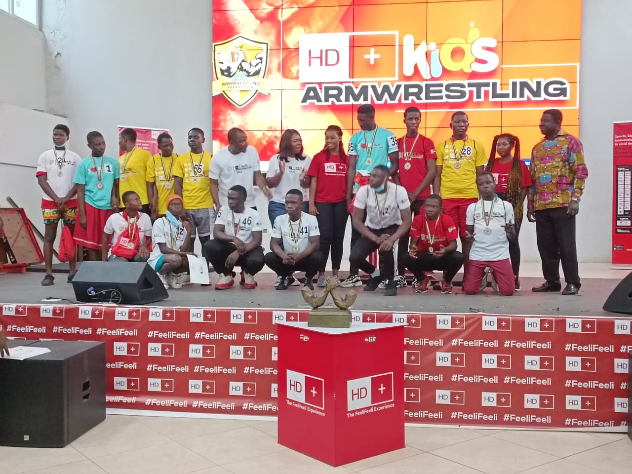 Accra: HD+ Kids Armwrestling Championship qualifier held